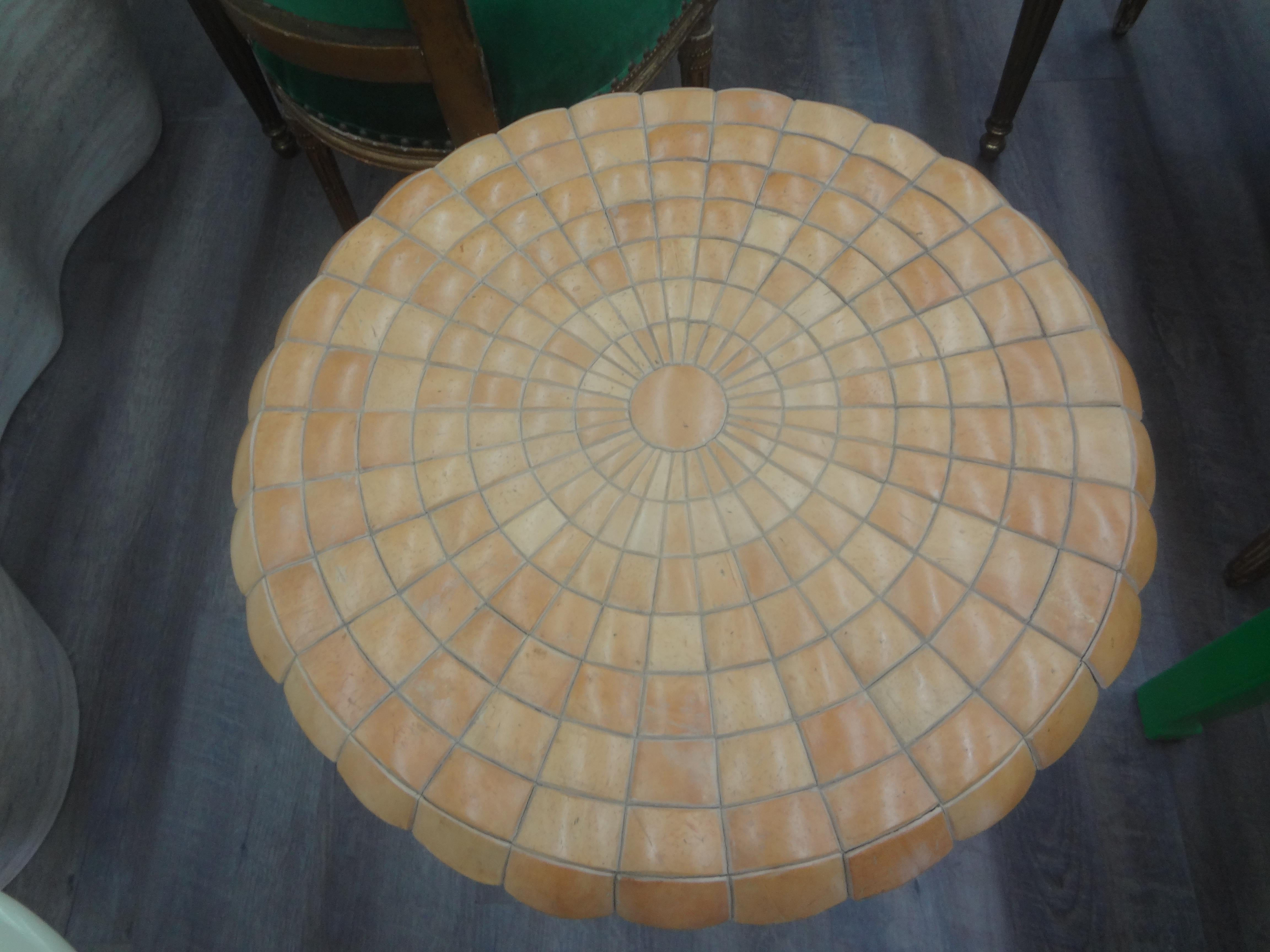 Vintage Maitland-Smith Art Deco Style Table In Good Condition In Houston, TX