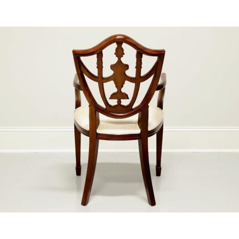 MAITLAND SMITH Hepplewhite Style Mahogany Armchair In Fair Condition In Charlotte, NC