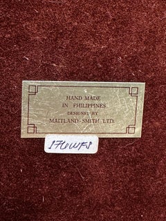 Vintage Maitland-Smith Ivory Shagreen and Fluted Stone Rectangular Fluted Box