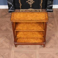 Vintage Maitland Smith Leather Bookcase