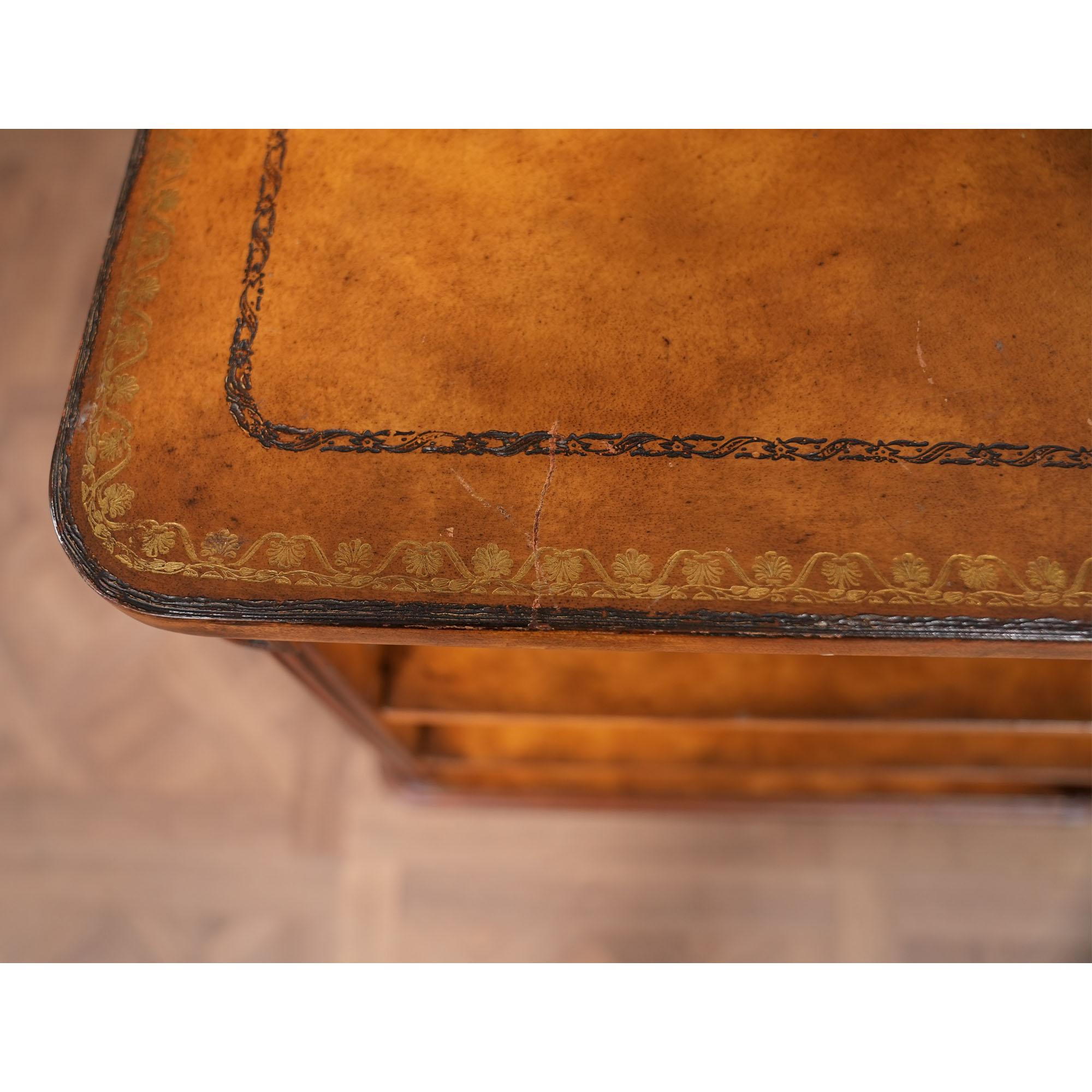 Vintage Maitland Smith Leather Bookcase 1