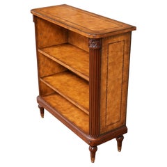 Vintage Maitland Smith Leather Bookcase
