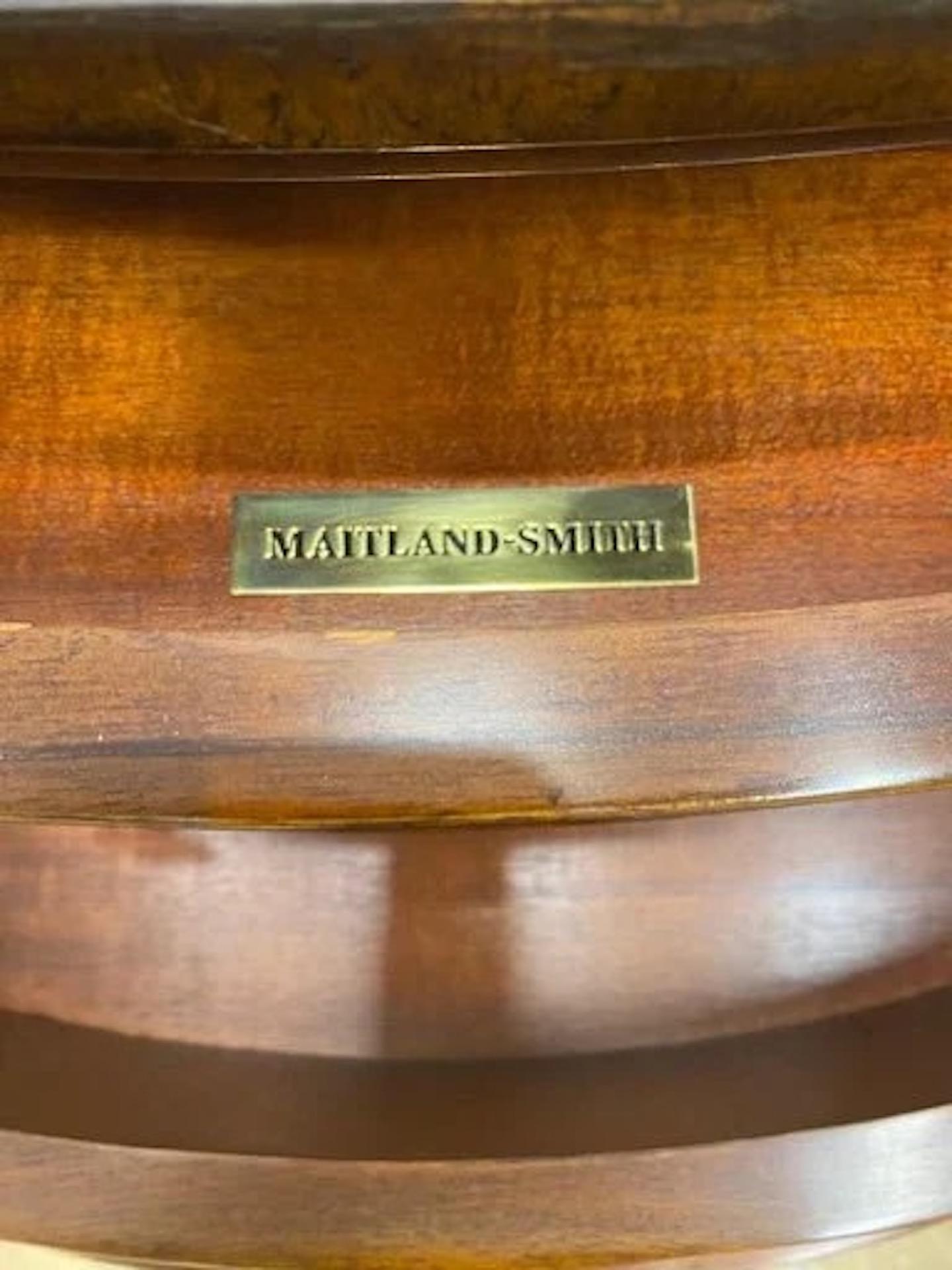 Vintage Maitland Smith Mahogany Chest of Drawers - New England Sheraton Style 4