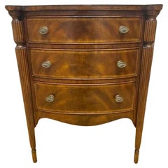 Vintage Maitland Smith Mahogany Chest of Drawers - New England Sheraton Style