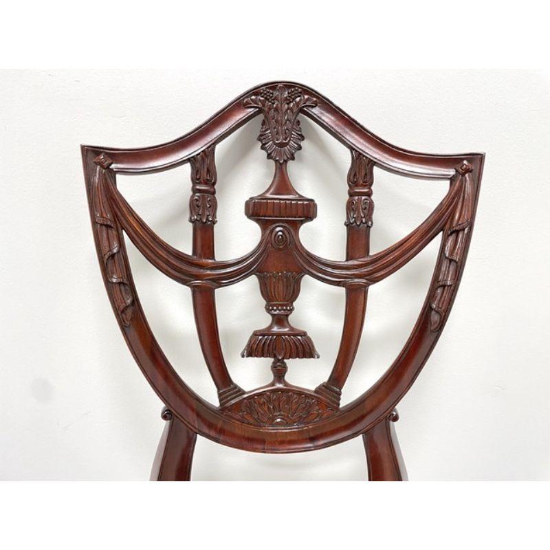 MAITLAND SMITH Mahogany Hepplewhite Style Dining Side Chairs - Pair  2