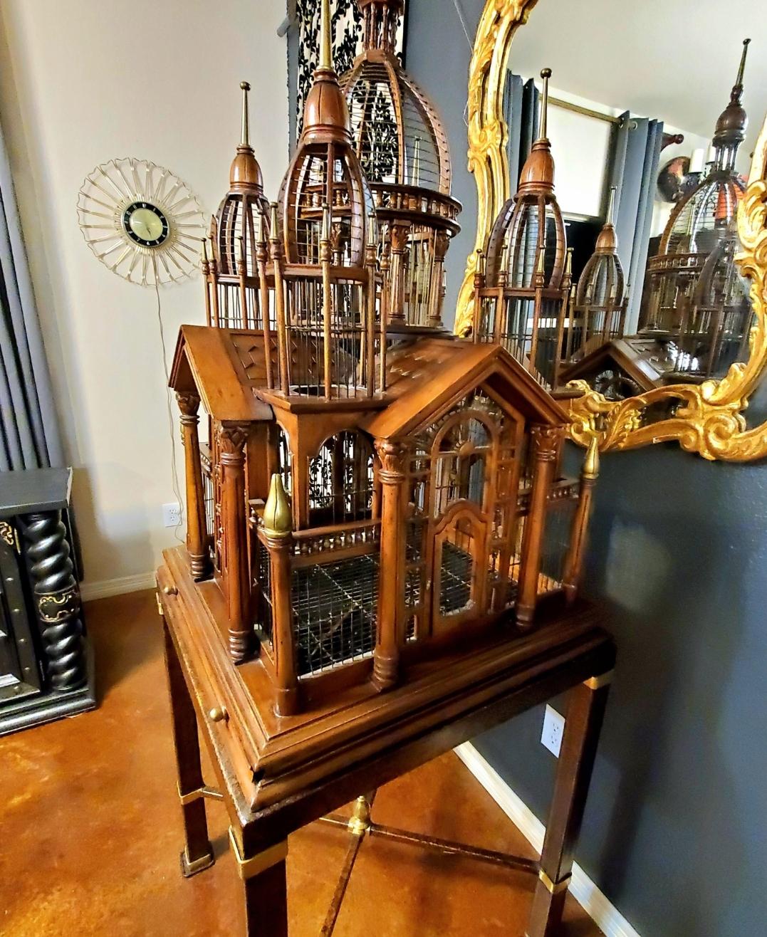 antique bird cage