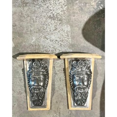 Vintage Maitland Smith Neptune Brackets - A Pair