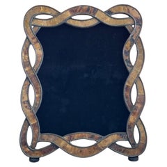 Vintage Maitland-Smith Tessellated Horn Braided Photo Frame