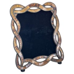 Vintage Maitland-Smith Tessellated Horn Braided Photo Frame