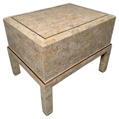Caja de mármol teselado vintage Maitland Smith