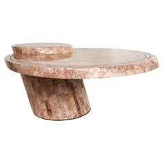 Used Maitland-Smith Tessellated Stone Coffee Table