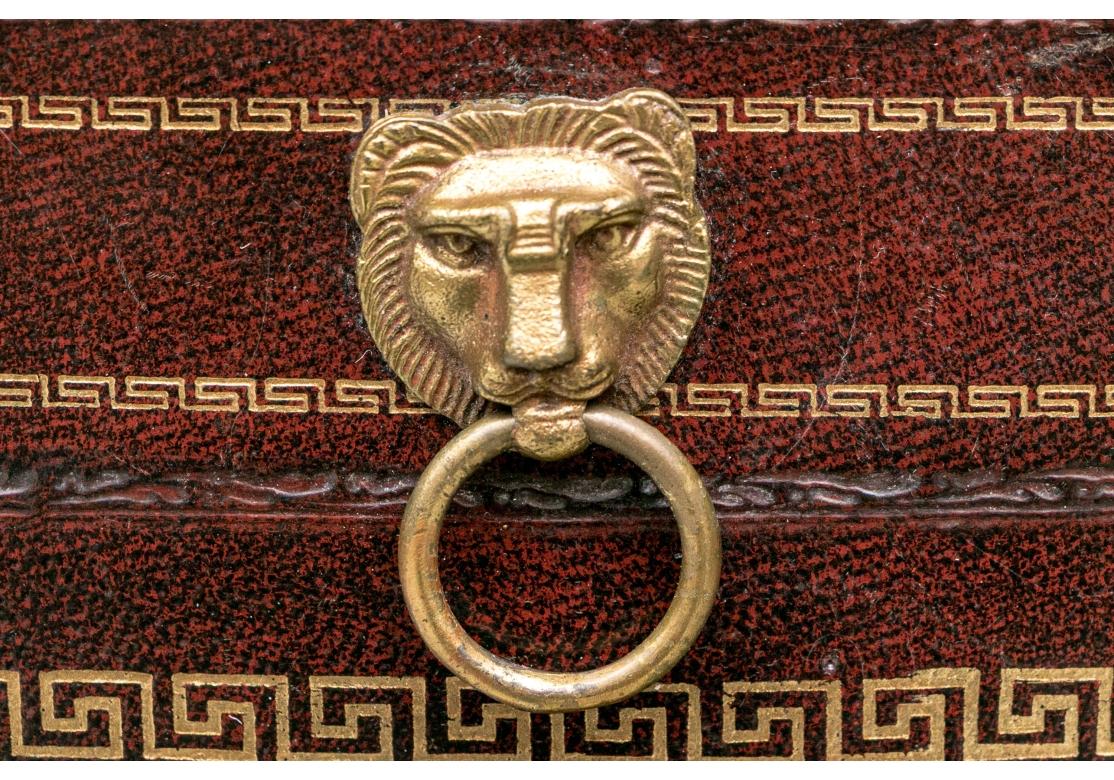 Maitland Smith d'epoca in pelle lavorata e rivestita con un arco in vendita 4