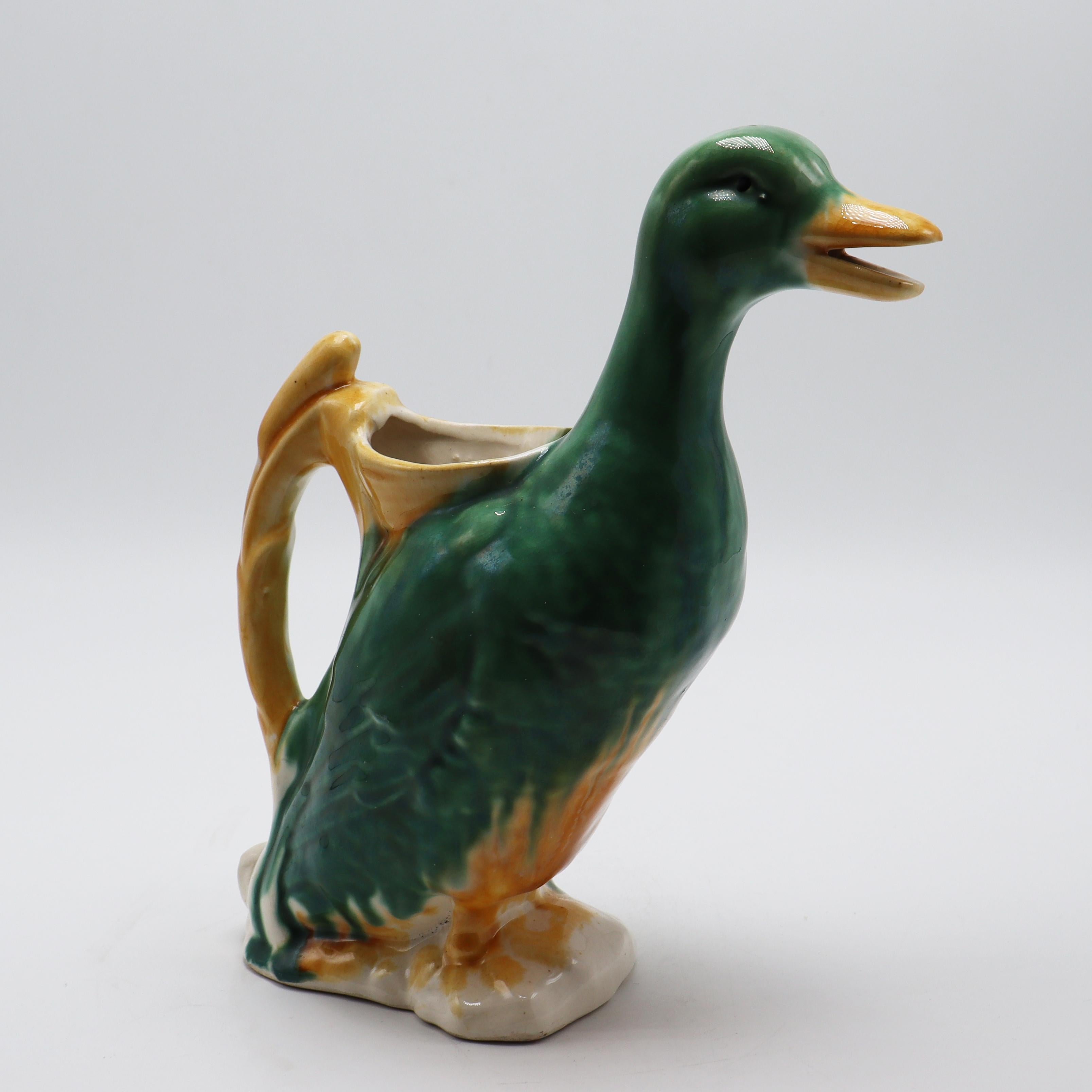 vintage duck pitcher