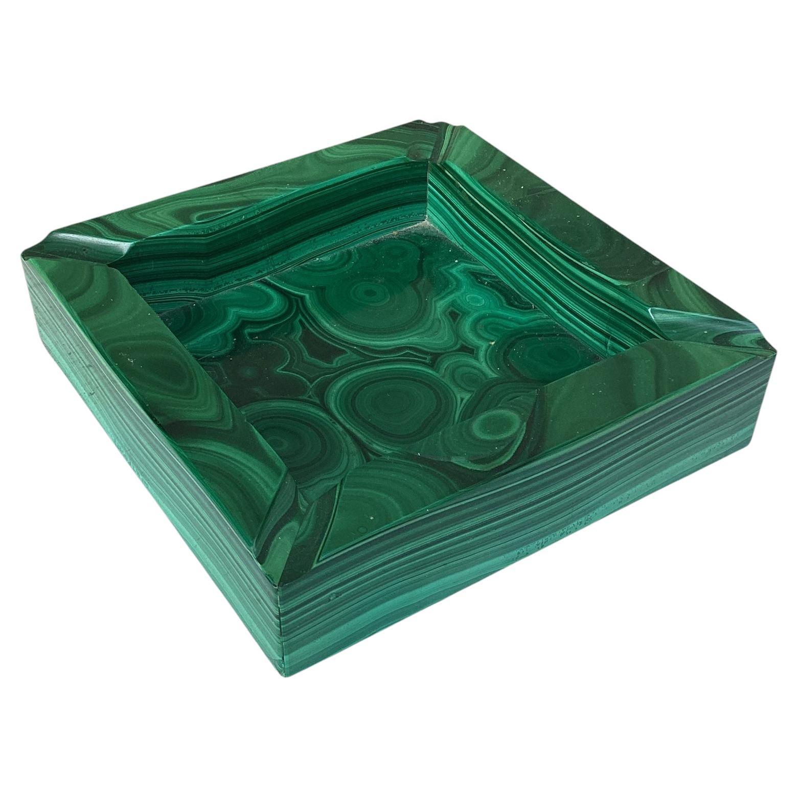 Posacenere in malachite vintage