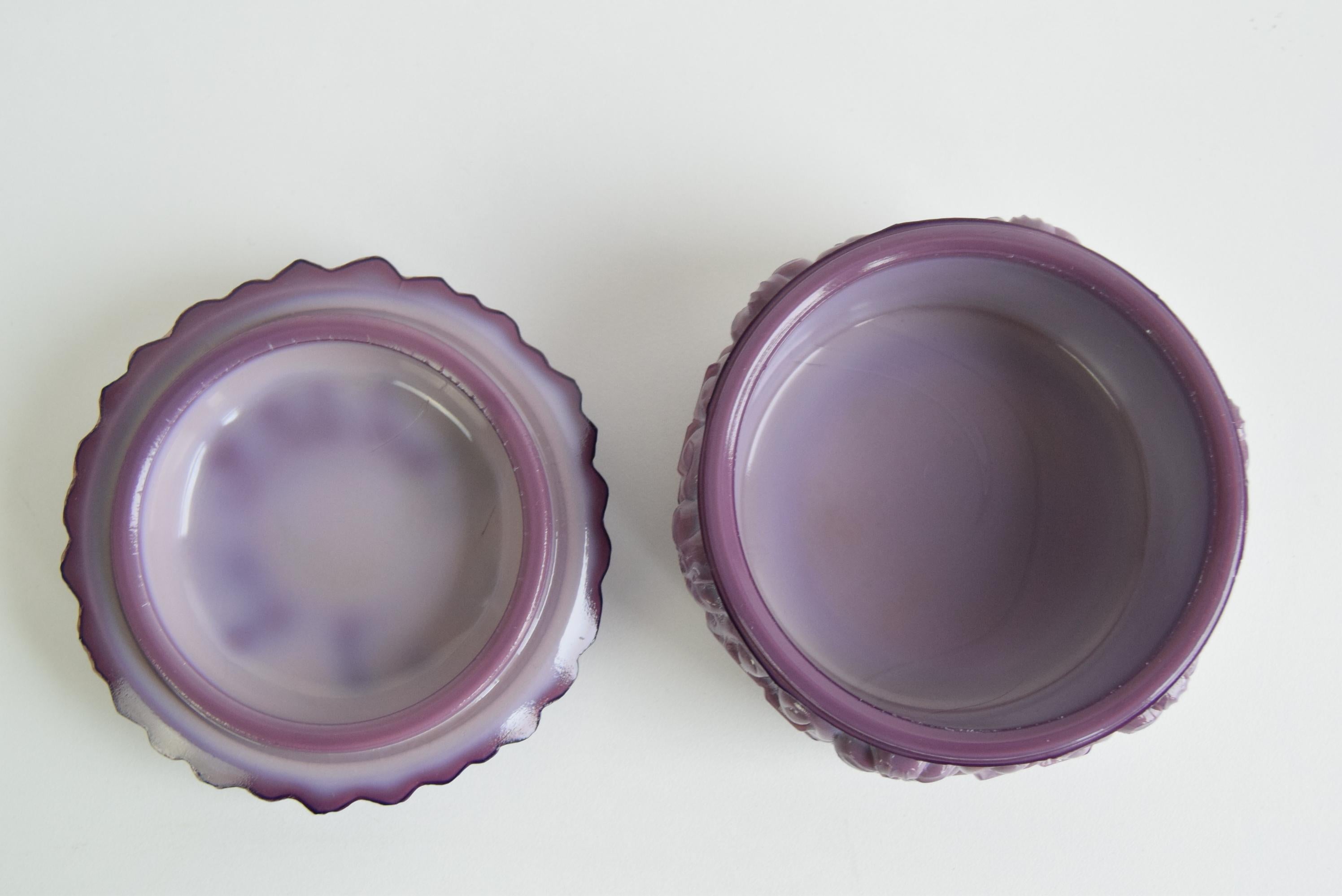 Jablonecké Sklárny JAR, 1960, Malachit-Glasgefäß im Angebot 1