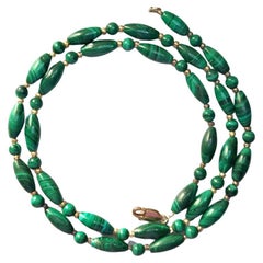 Vintage Malachite Necklace