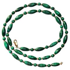 Vintage Malachite Necklace
