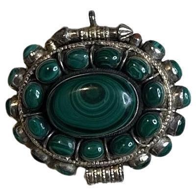 Vintage Malachite Pendant