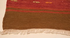 Vintage Malatya Chuval Kilim Cuval Rug Nomadic Anatolian Natural Turkish Carpet