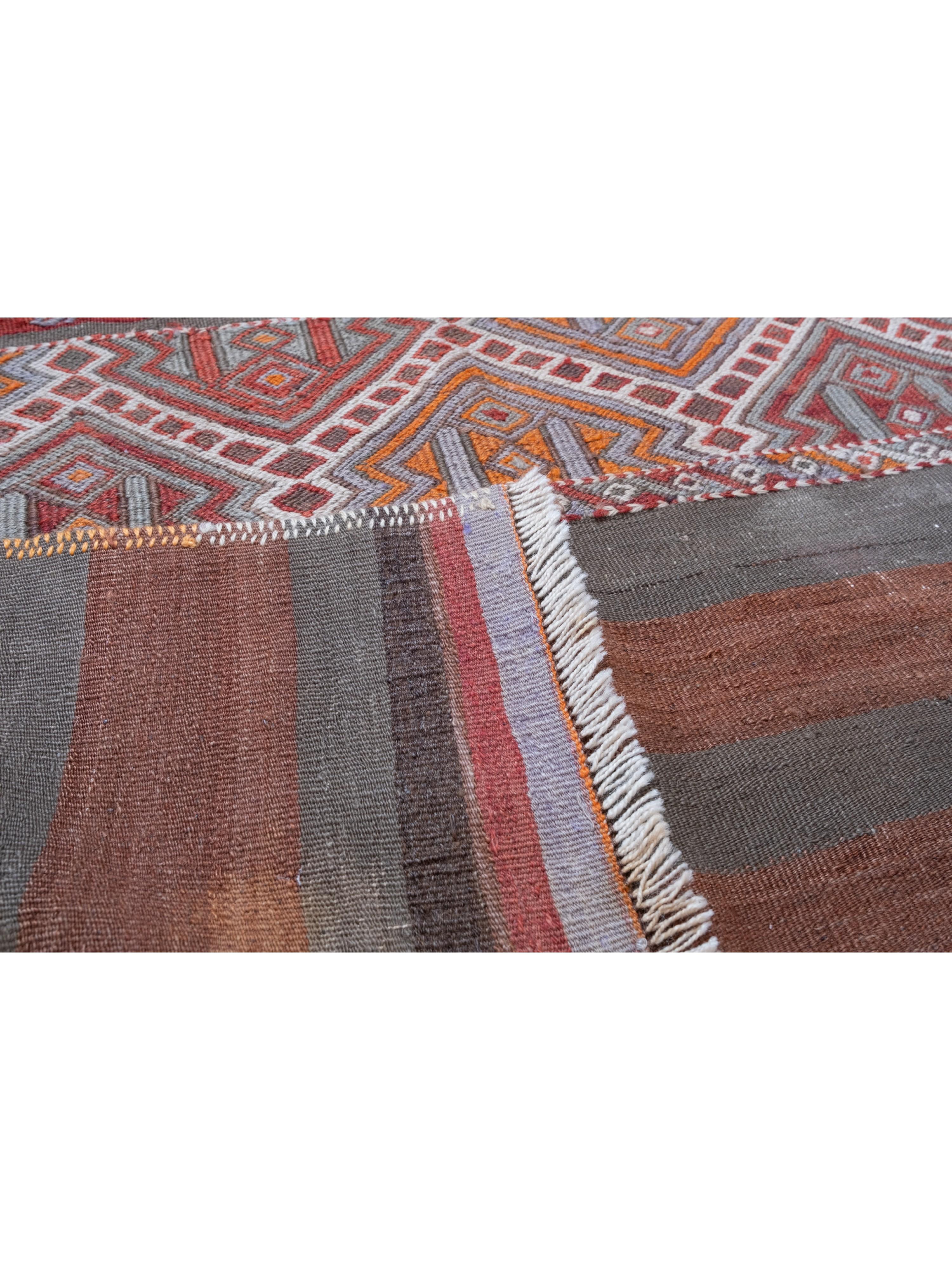 Tintura vegetale Vintage Malatya Chuval Kilim Cuval Rug Tappeto nomade anatolico naturale turco in vendita