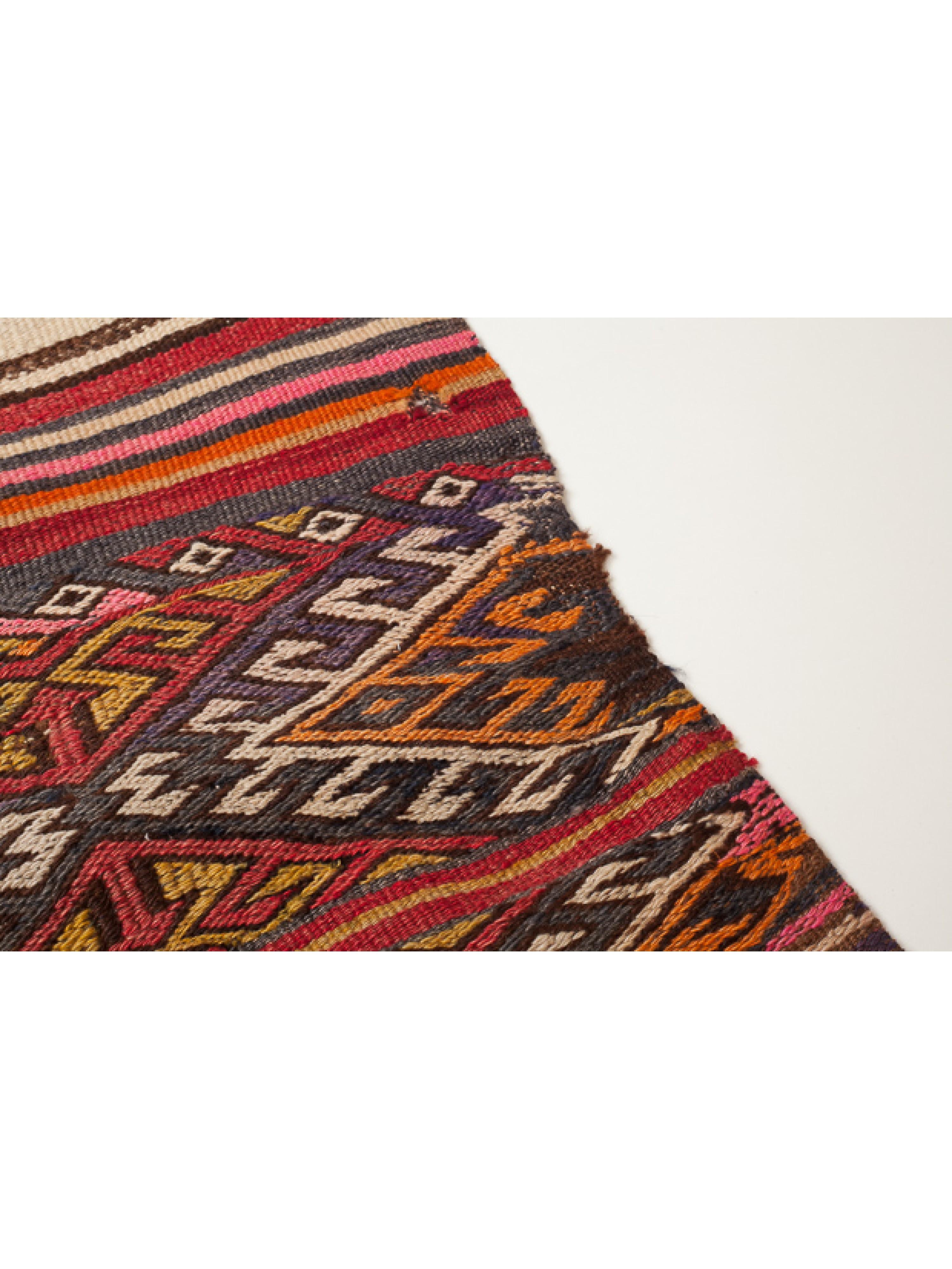 Vintage Malatya Chuval Kilim Cuval Teppich Nomadisch Anatolisch Natürlich Türkisch Teppich im Zustand „Gut“ im Angebot in Tokyo, JP