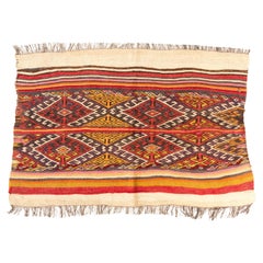 Vintage Malatya Chuval Kilim Cuval Rug Nomadic Anatolian Natural Turkish Carpet