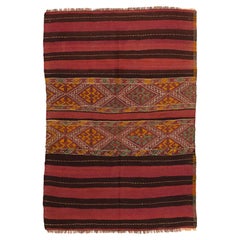 Alfombra Vintage Malatya Chuval Kilim Cuval Alfombra Nómada Anatolia Natural Turca