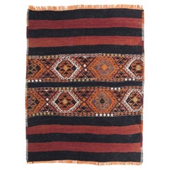 Alfombra Vintage Malatya Chuval Kilim Cuval Alfombra Nómada Anatolia Natural Turca