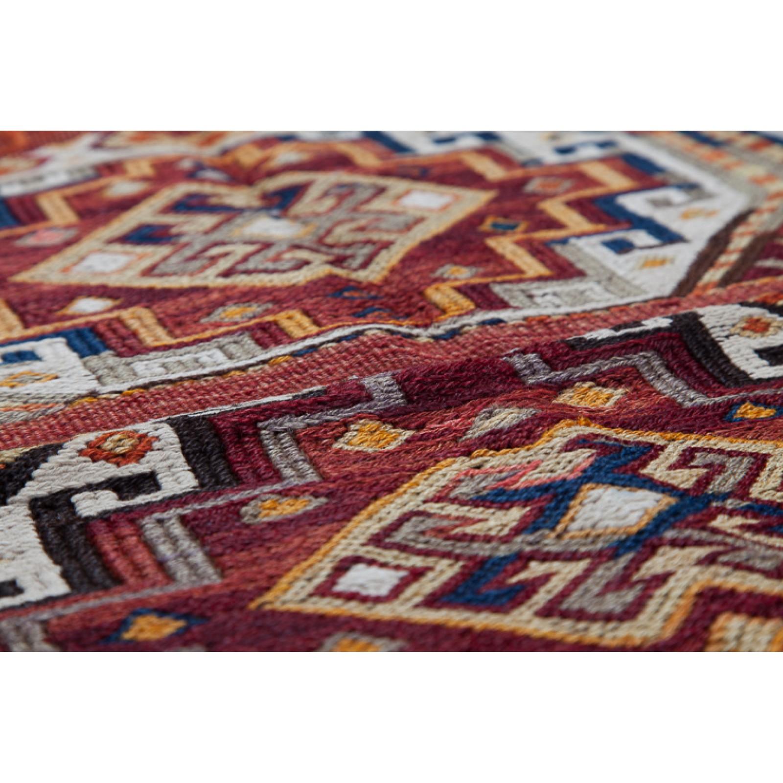 Vintage Malatya Kelim Cuval Teppich aus Wolle Ziegenhaar Chuval Anatolischer türkischer Teppich (Türkisch) im Angebot