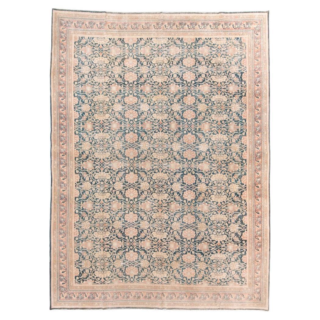 Tapis Malayer vintage avec motif de palmettes sur toute la surface