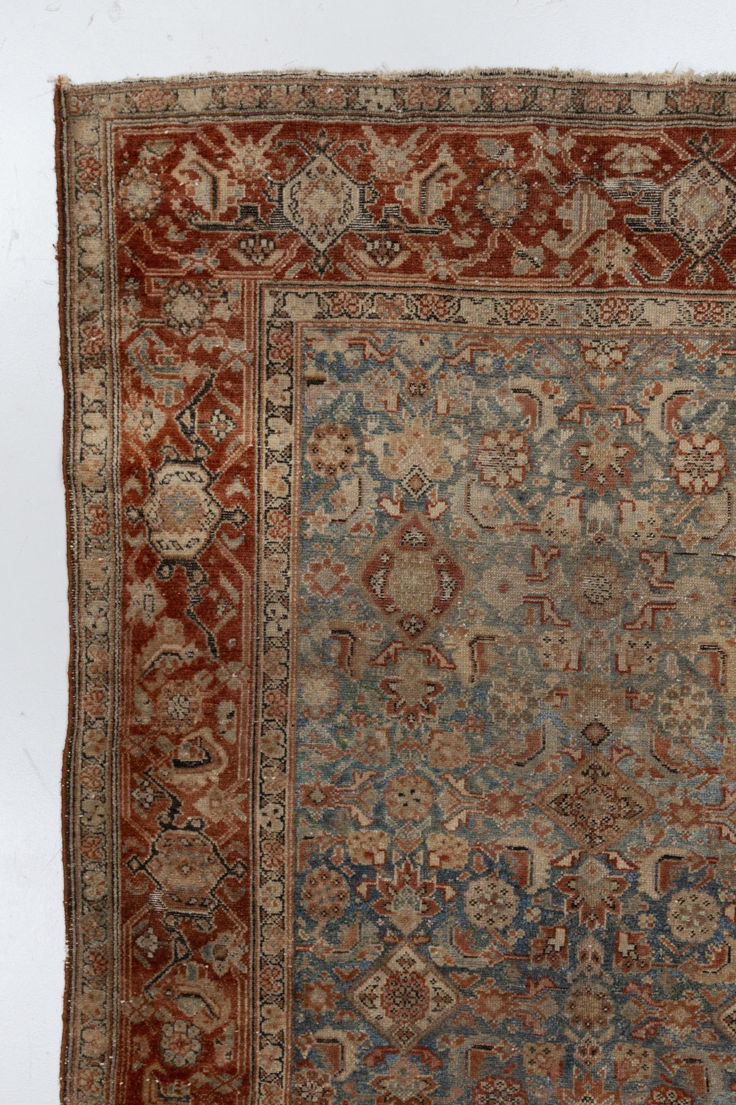 Hand-Woven Vintage Malayer Gallery Rug For Sale