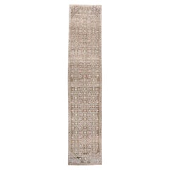 Vintage Malayer Narrow Runner with Herati Design