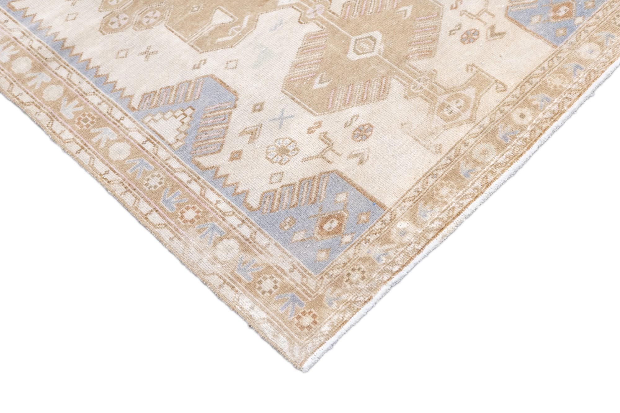 Malayer-Teppich im Vintage-Stil 3'2'' x 4'8'' (Marokkanisch) im Angebot