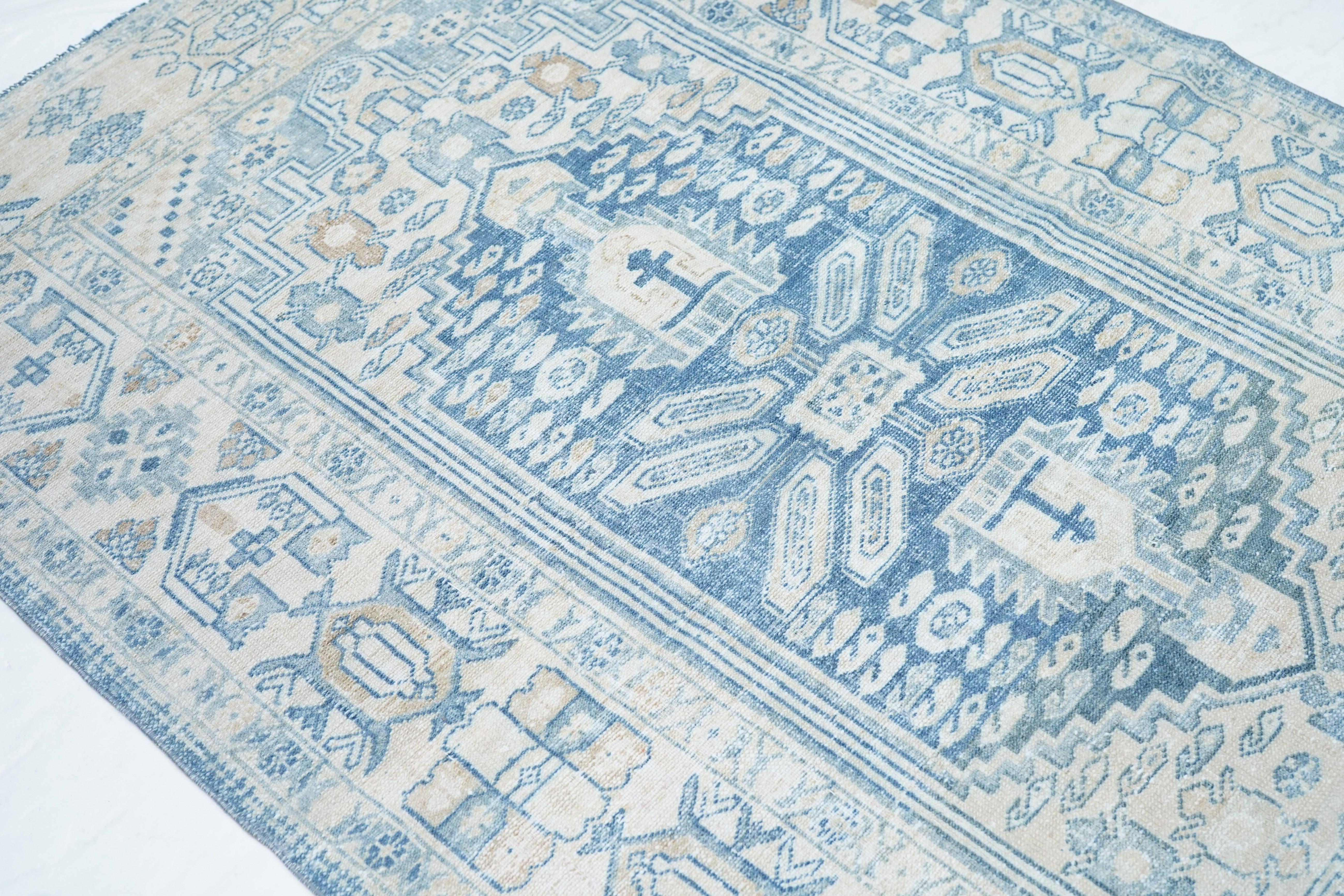 Tappeto Vintage Malayer 4'3'' x 6'3'' in vendita 1