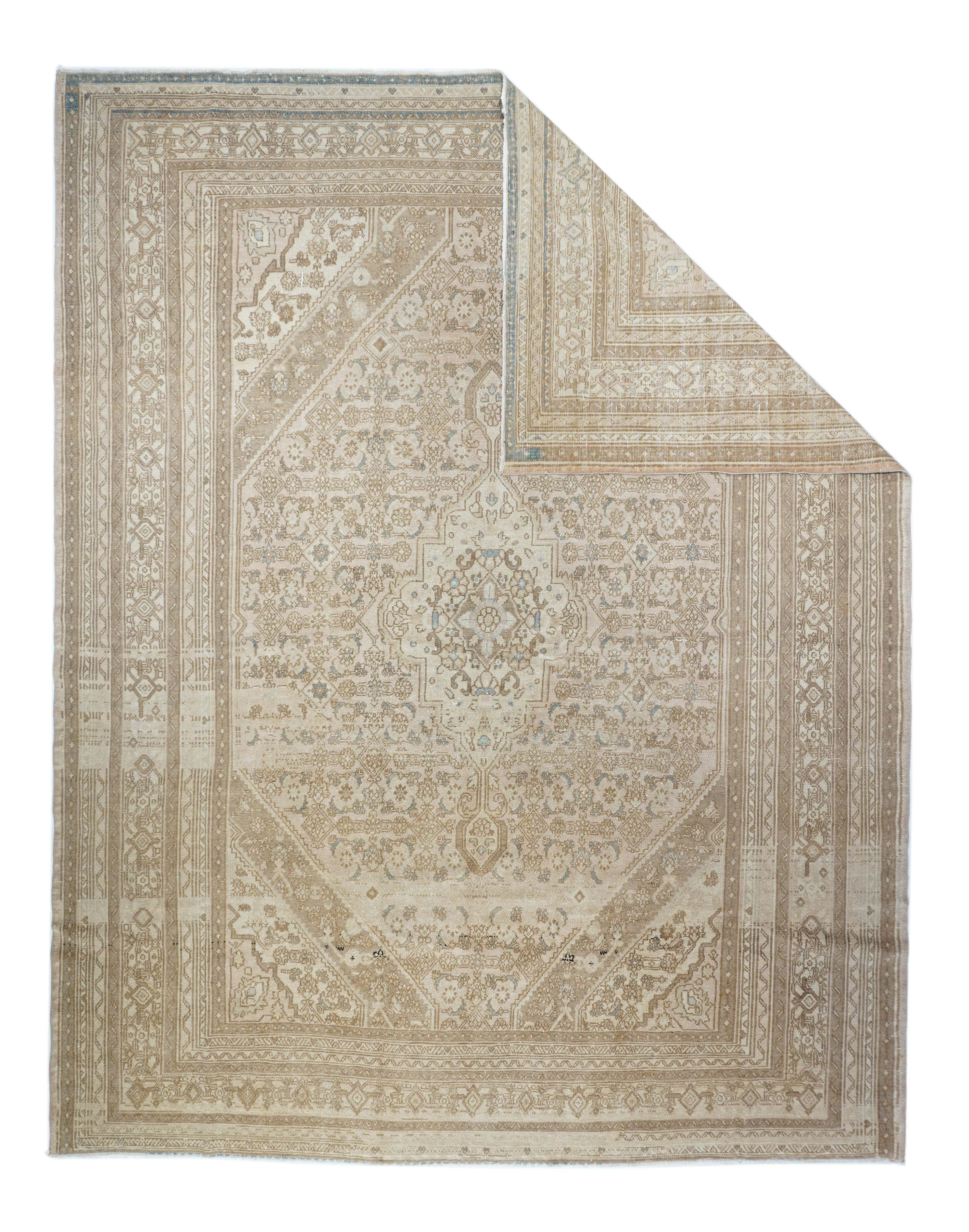 Vintage Malayer rug, measures 8'8'' x 11'2''.