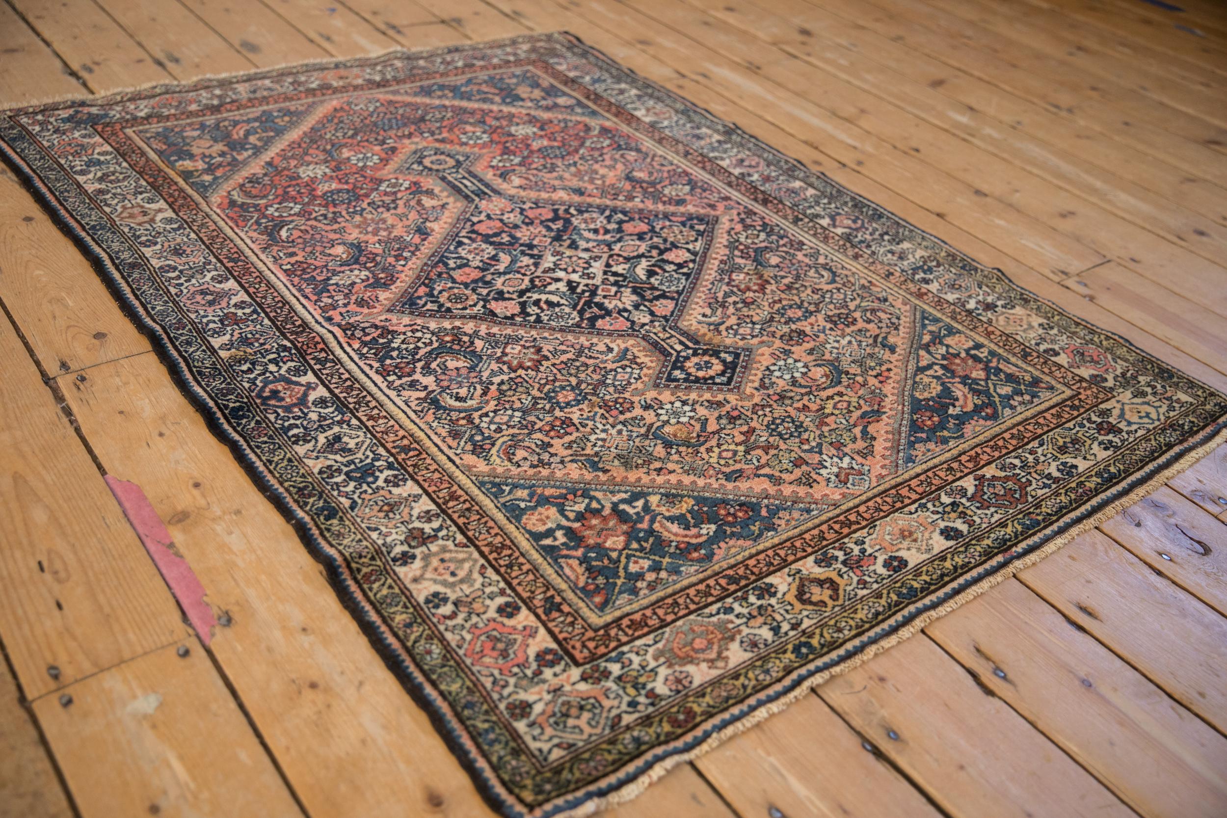 Hand-Knotted Vintage Malayer Rug For Sale