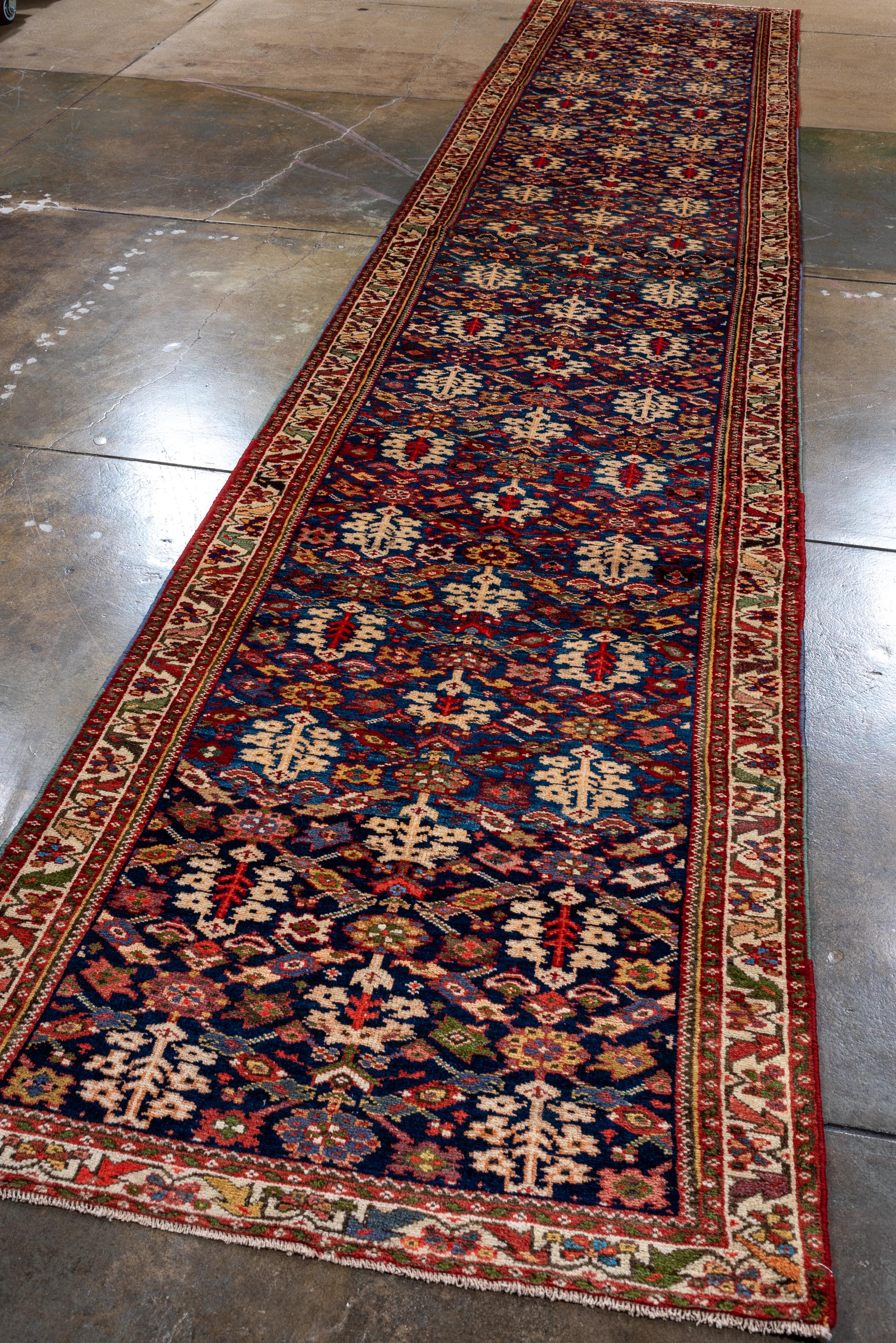 Persian Vintage Malayer Runner, circa 1900s For Sale