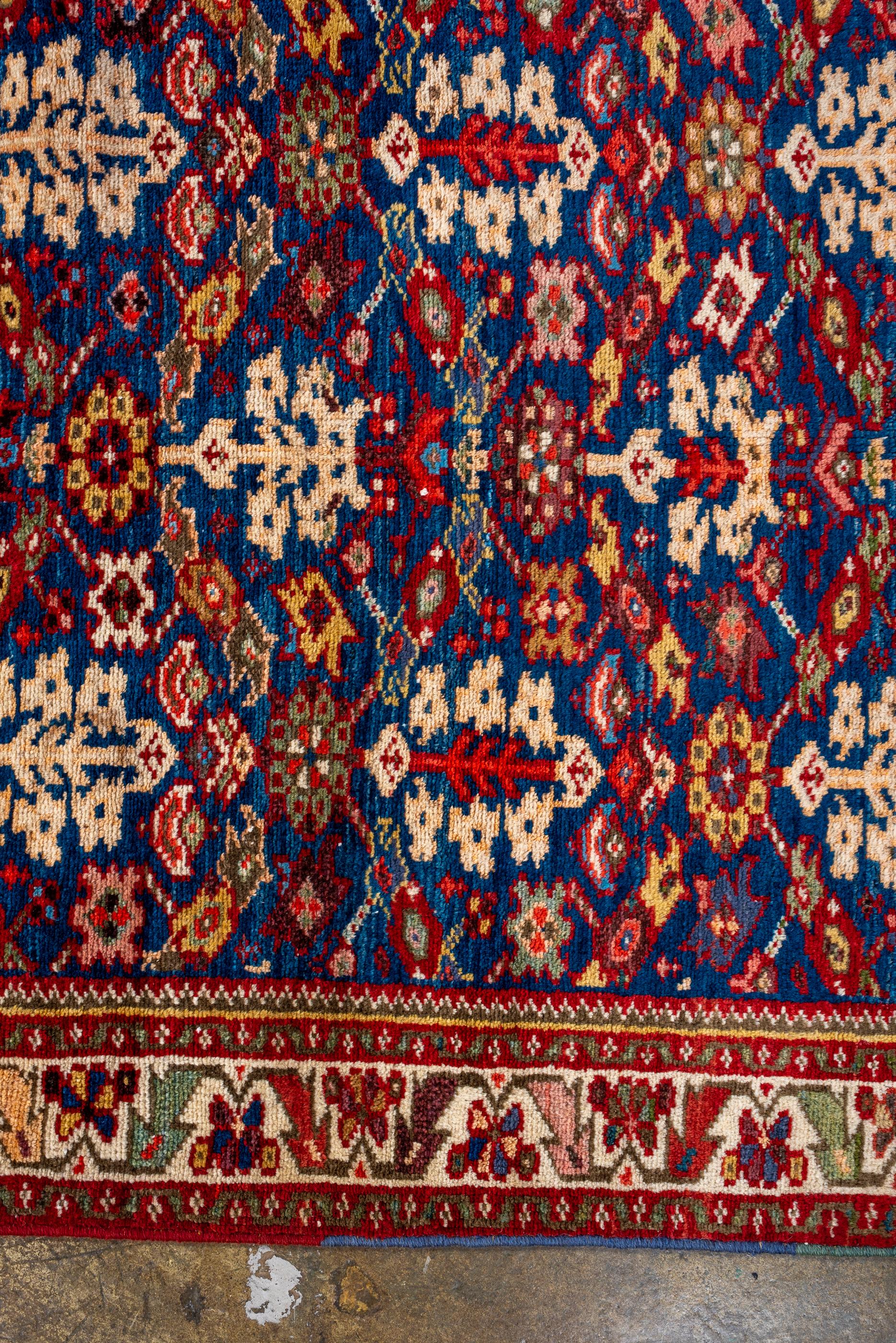 Vintage Malayer Runner, circa 1900s In Good Condition For Sale In New York, NY