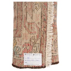 Vintage Malayer Runner, Hand-Woven Wool, Geometric Design, 1948