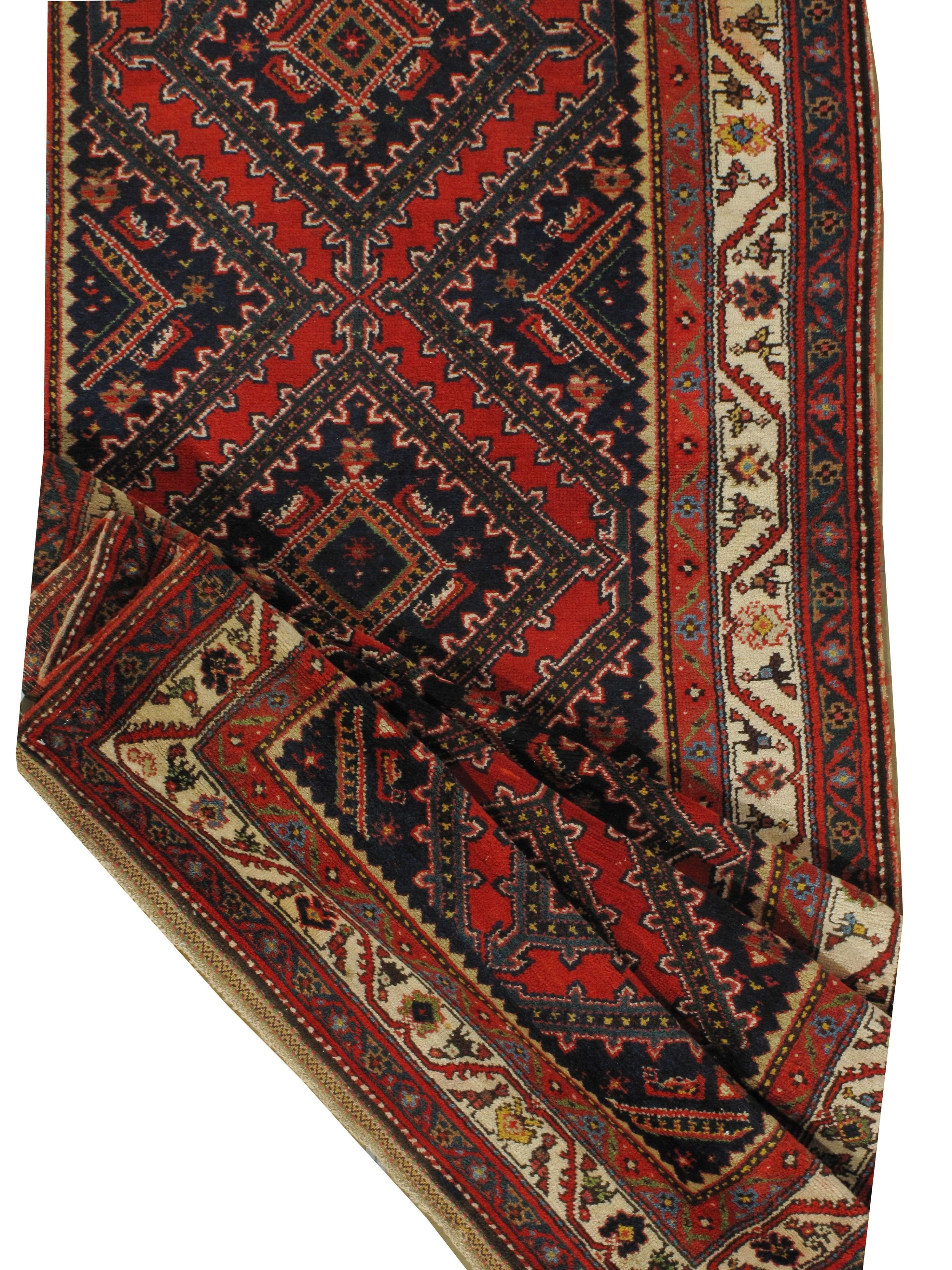 Persian Vintage Malayer Runner  3'6 x 14'6 For Sale