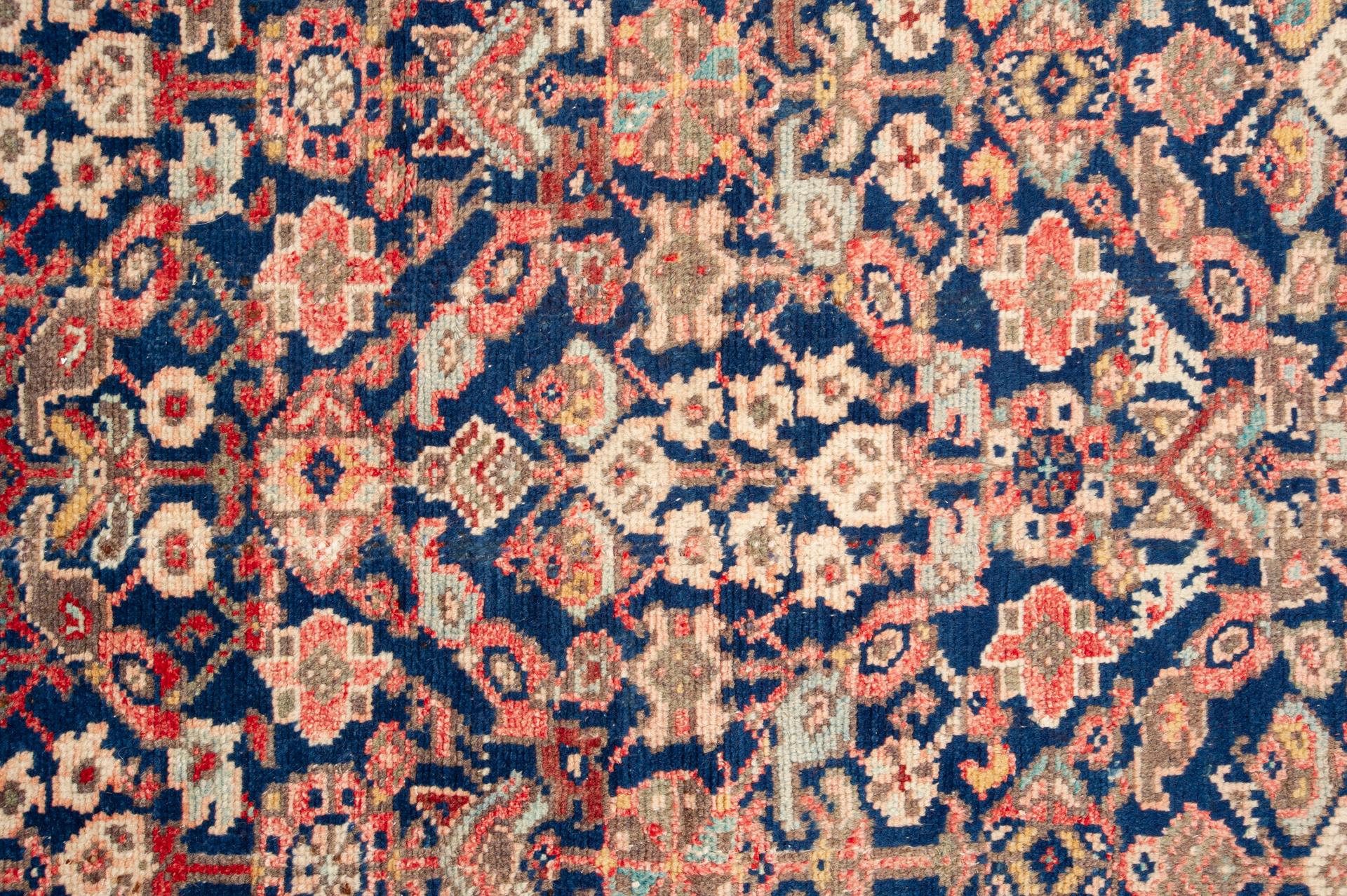 Hand-Woven Vintage Malayer Runner For Sale