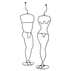 Vintage Male & Female Mannequin by Laurids Lonborg for IKEA