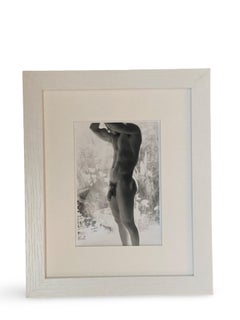 Vintage Male Nude B & W Photograph "Masculine" 1994 Framed 8 x 10