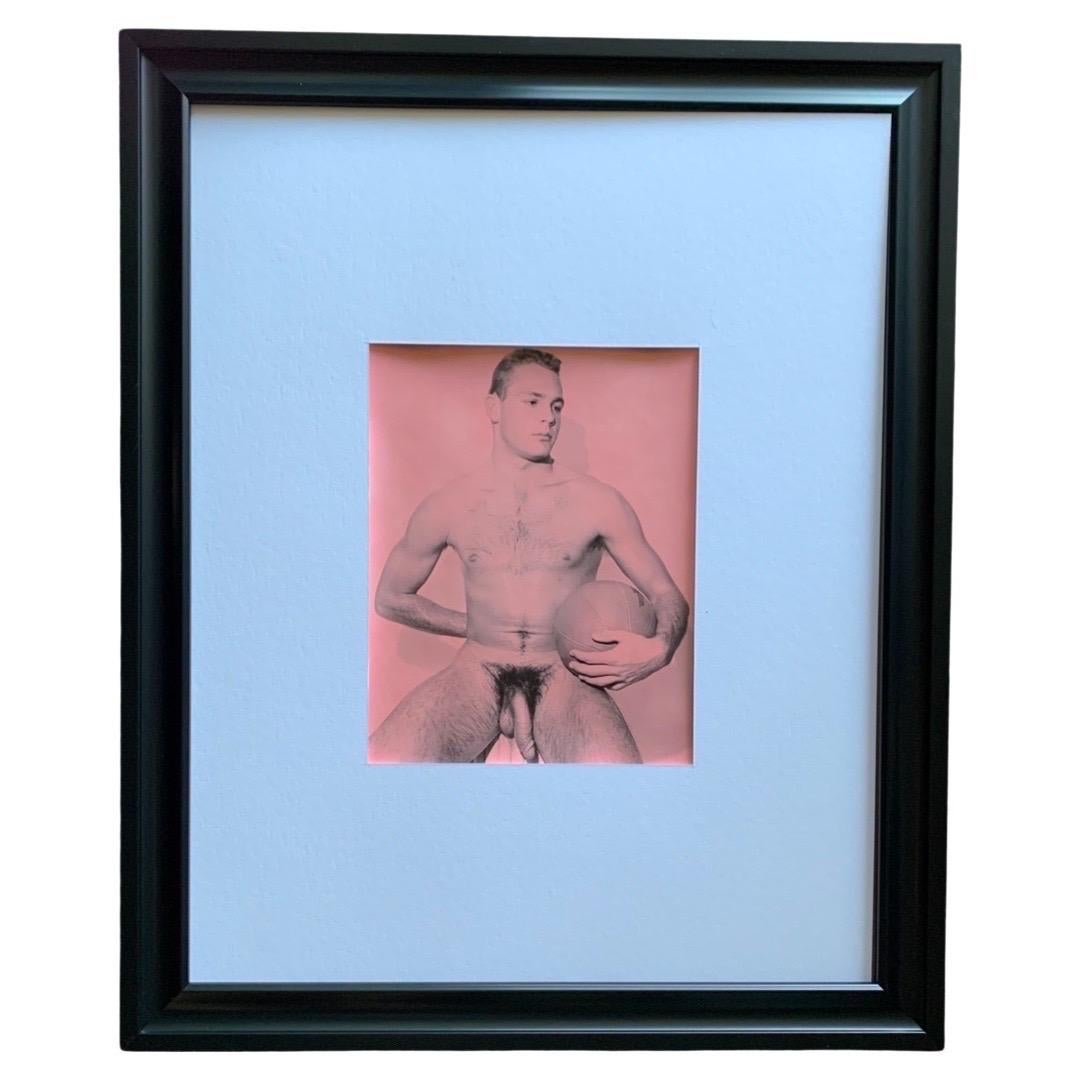 Mid-20th Century Vintage Male Physique Nude Original Photograph by Dave Martin San Francisco