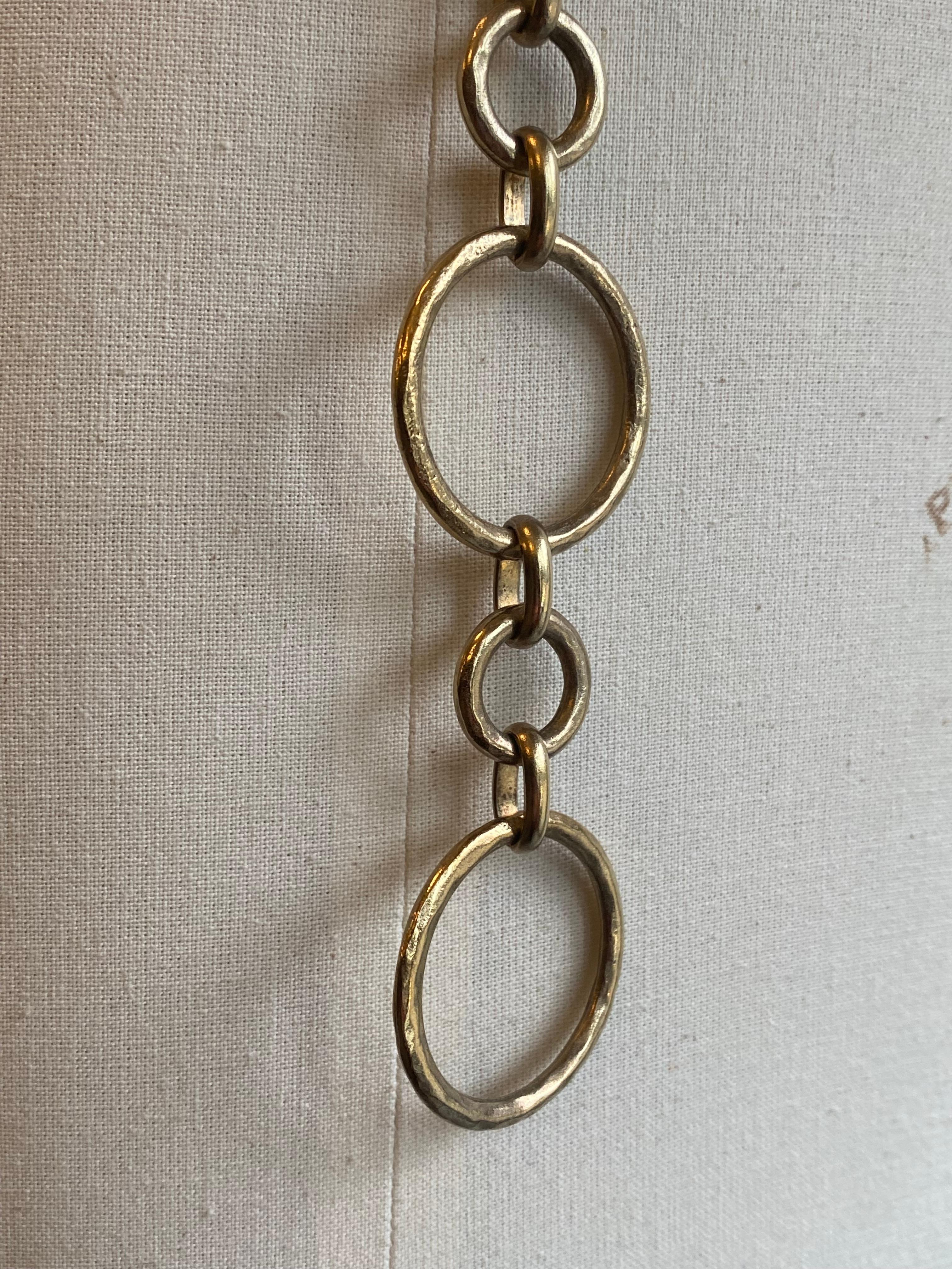 Vintage Maltese Cross Chain Link Belt For Sale 1