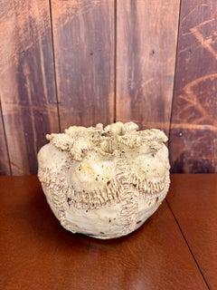 Vintage Maltese Hand-Made Earthenware Vase