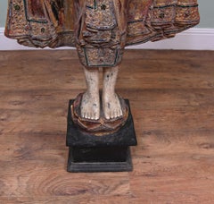 Mandalay-Buddha-Statue im Vintage-Stil, stehende burmesische buddhistische Kunst 1930