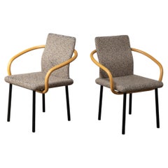 Vintage Mandarin Chairs by Ettore Sottsass for Knoll - Pair