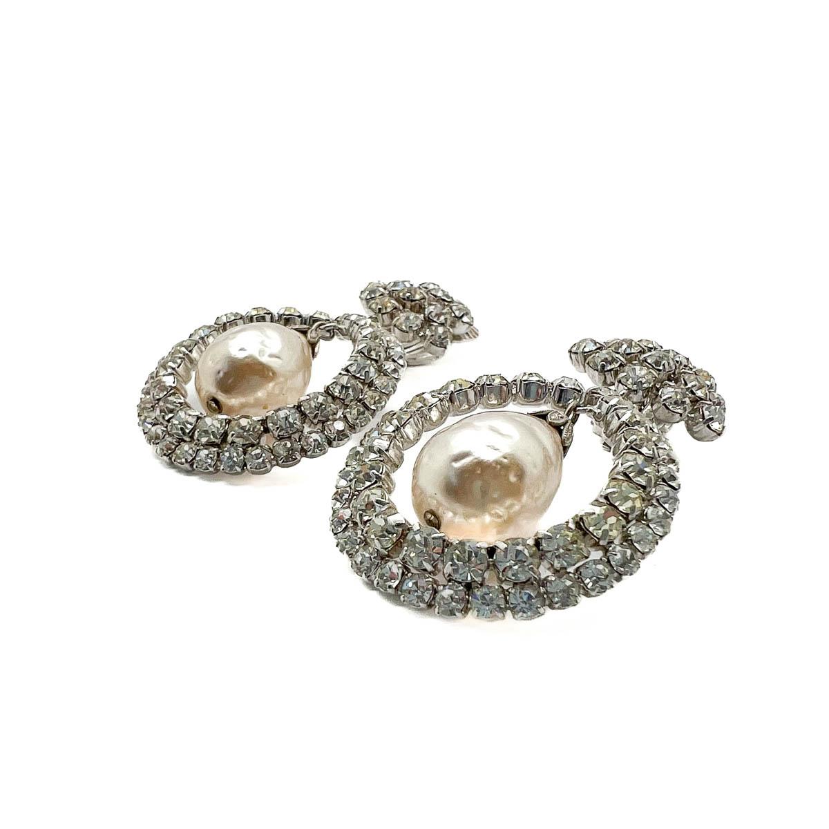 Vintage Manfred Kleinert Baroque Pearl Earrings 1950s For Sale 2