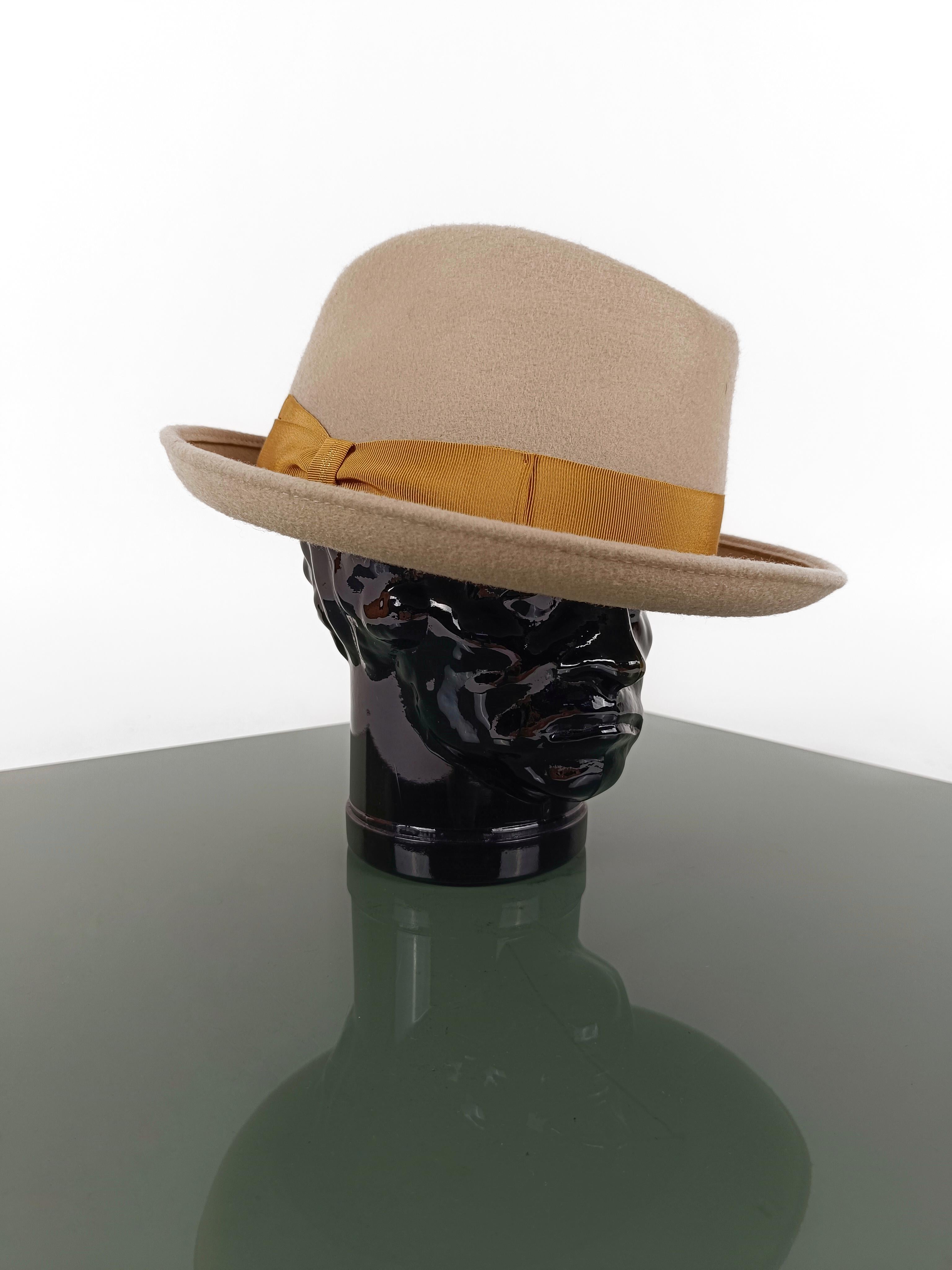 Vintage Mannequin Hats, Black Opaline Glass Men's Head, 1960s  2